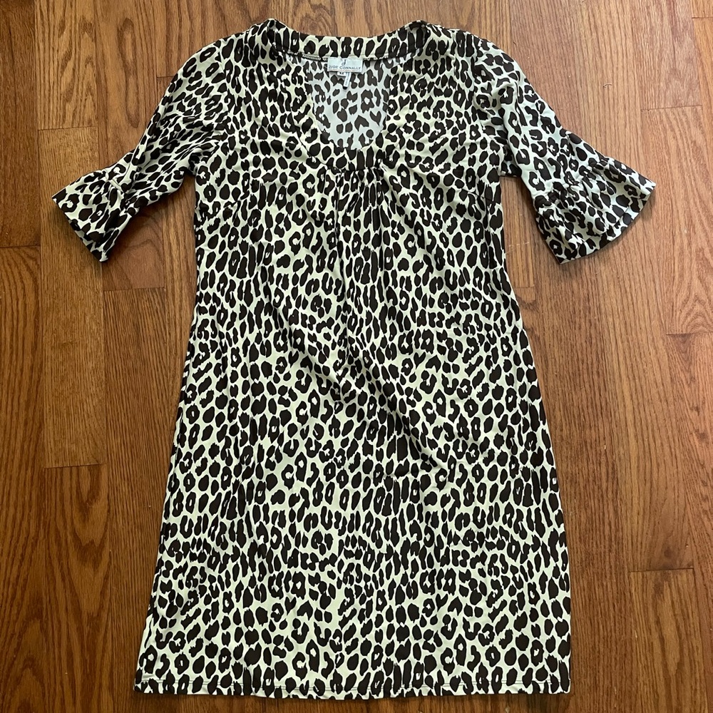 Brown and cream Jude Connally Dress